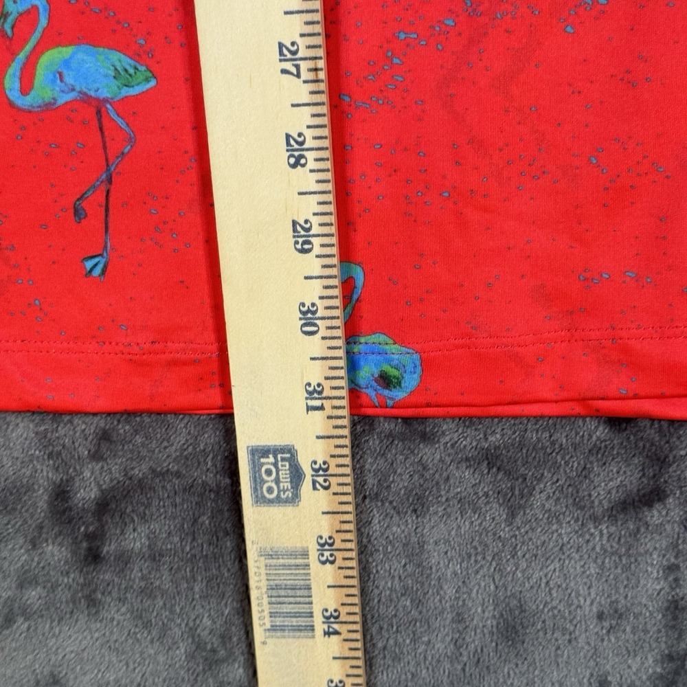 NWT YATTA Golf Polo Men's XL Flamingo Shirt  Preppy New With Tags - Picture 8 of 10